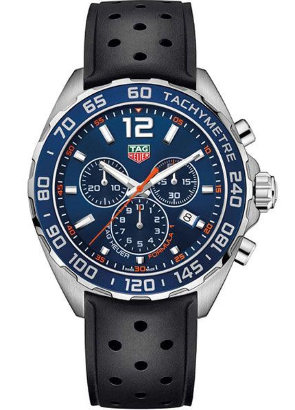 Shop Authentic Tag Heuer Formula 1 Blue Dial Black Rubber Strap Watch for Men - CAZ1014.FT8024 - Luxxuri