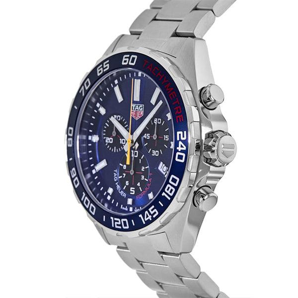 Shop Authentic Tag Heuer Formula 1 Aston Martin Red Bull Racing Blue Dial Silver Steel Strap Watch for Men - CAZ101AB.BA0842 - Luxxuri