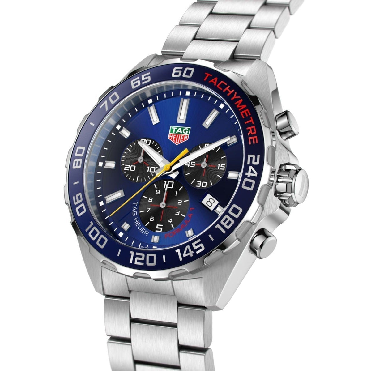 Shop Authentic Tag Heuer Formula 1 Aston Martin Red Bull Racing Blue Dial Silver Steel Strap Watch for Men - CAZ101AB.BA0842 - Luxxuri