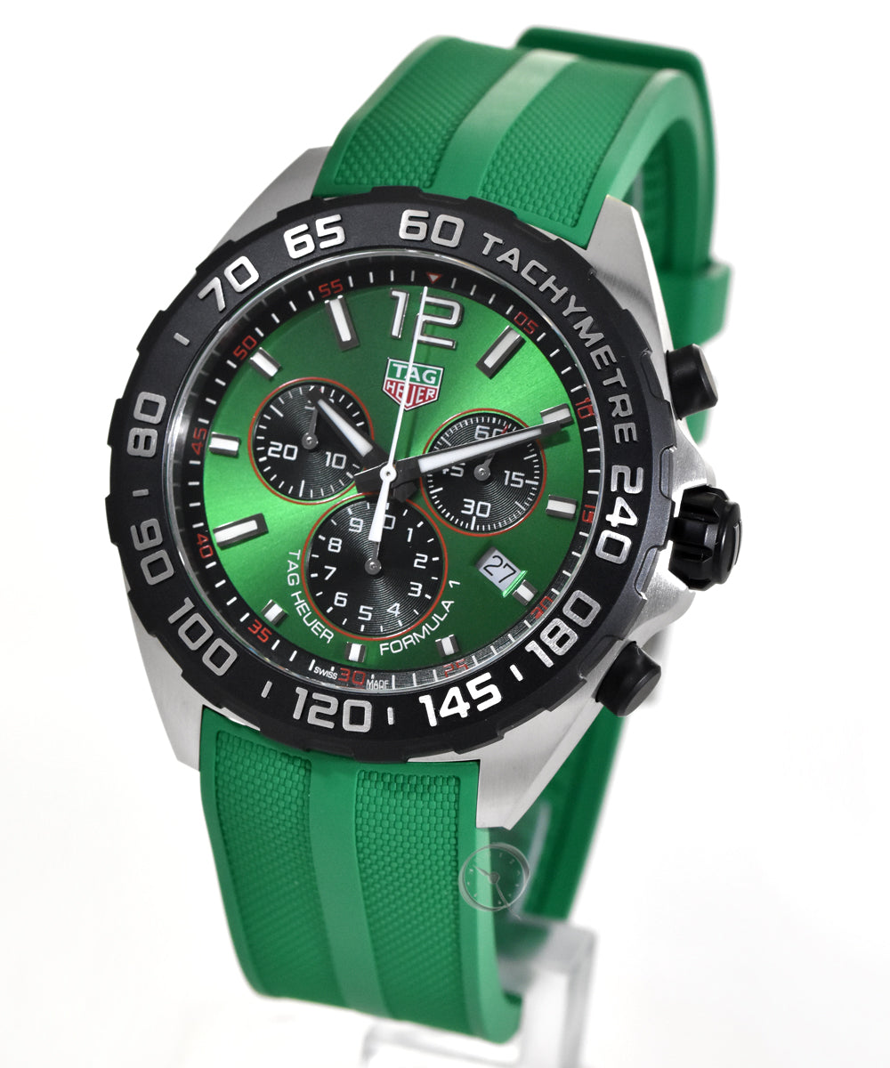 Shop Authentic Tag Heuer Formula 1 Green Dial Watch for Men - CAZ101AP.FT8056 - Luxxuri