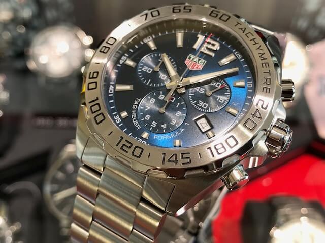 Shop Authentic Tag Heuer Formula 1 Chronograph Blue Dial Silver Steel Strap Watch for Men - CAZ101K.BA0842 - Luxxuri