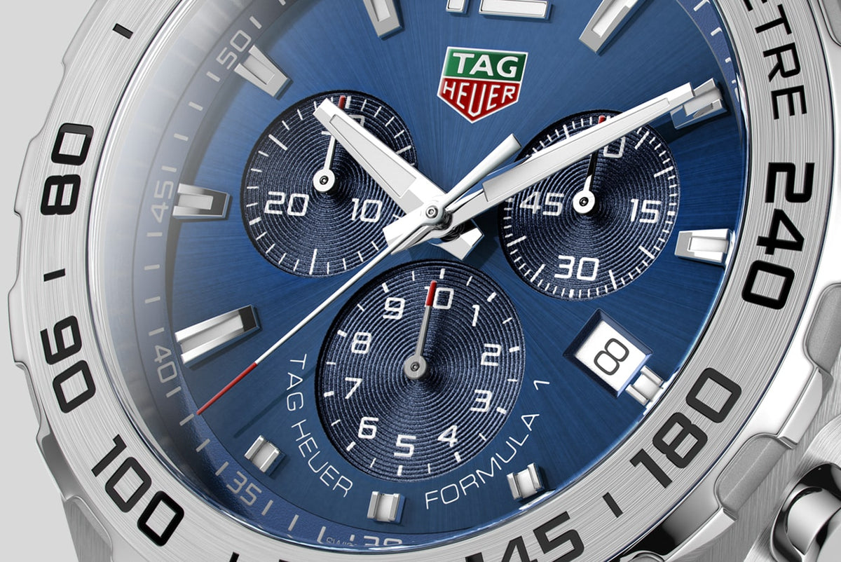 Shop Authentic Tag Heuer Formula 1 Chronograph Blue Dial Silver Steel Strap Watch for Men - CAZ101K.BA0842 - Luxxuri