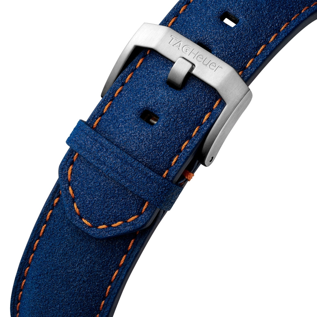 Shop Authentic Tag Heuer Formula 1 Gulf Edition Blue Dial Blue Leather Strap Watch for Men - CAZ101N.FC8243 - Luxxuri