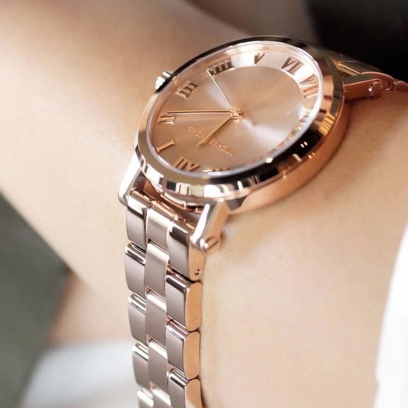 Shop Authentic Michael Kors Norie Rose Gold Dial Rose Gold Steel Strap Watch for Women - MK3561 - Luxxuri
