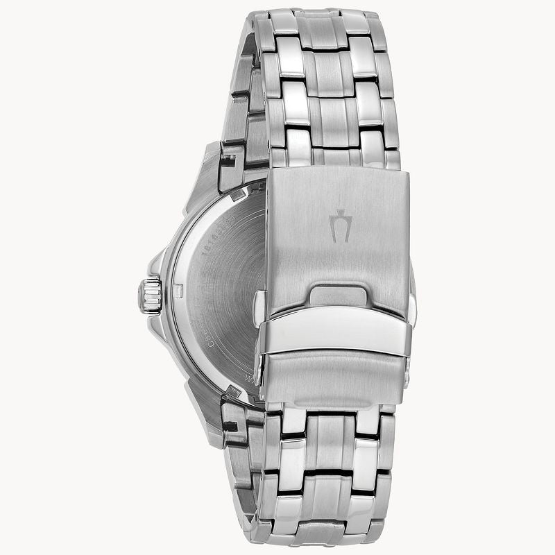 Shop Authentic Bulova Classic Collection Black Dial Silver Steel Strap Watch for Men - 96K107 - Luxxuri