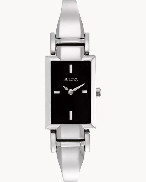 Shop Authentic Bulova Classic Collection Black Dial Silver Steel Strap Watch for Women - 96L138 - Luxxuri
