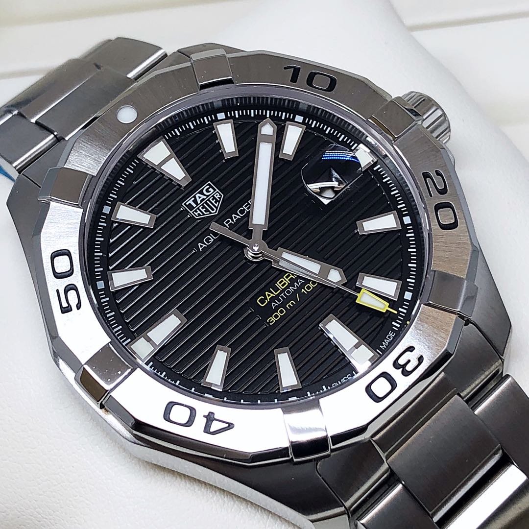Shop Authentic Tag Heuer Aquaracer Black Dial Watch for Men - WAY2010.BA0927 - Luxxuri