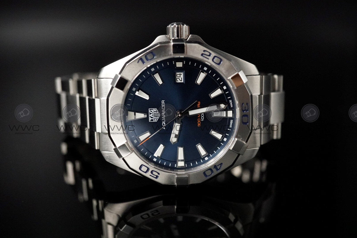 Shop Authentic Tag Heuer Aquaracer Blue Dial Watch for Men - WBD1112.BA0928 - Luxxuri