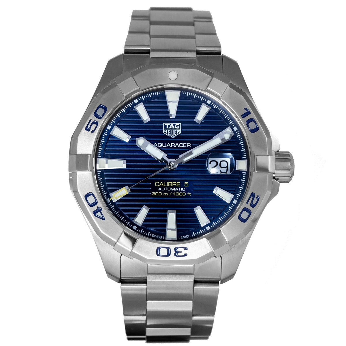 Shop Authentic Tag Heuer Aquaracer Blue Dial Watch for Men - WAY2012.BA0927 - Luxxuri