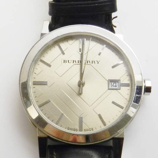 Shop Authentic Burberry The City Gold Dial Brown Leather Strap Watch for Men - BU9011 - Luxxuri