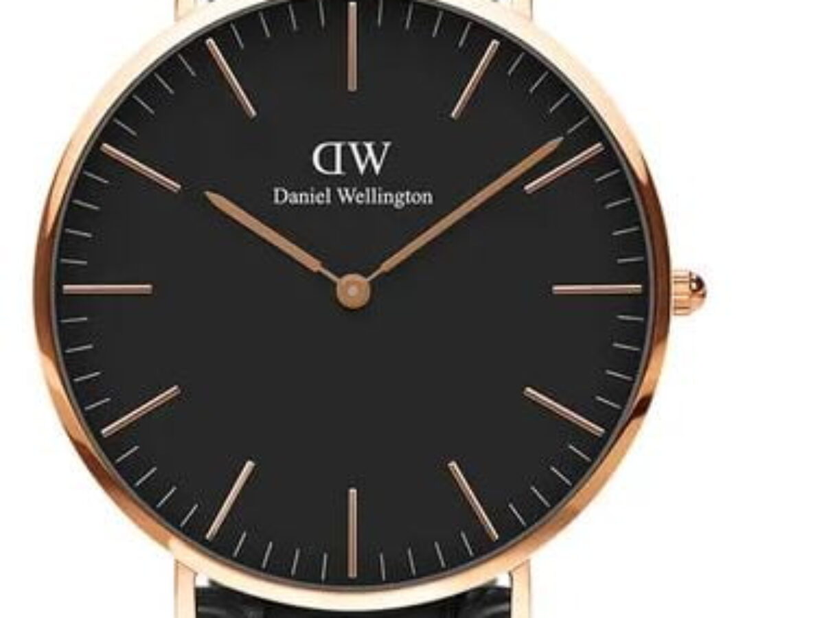 Shop Authentic Daniel Wellington Classic Reading Black Dial Black Leather Strap Watch For Men - DW00100129 - Luxxuri