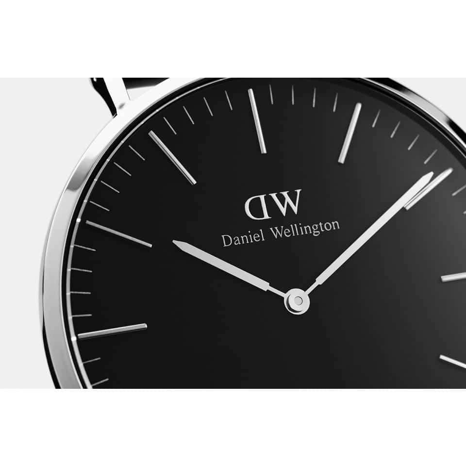 Shop Authentic Daniel Wellington Classic York Black Dial Brown Leather Strap Watch For Men - DW00100134 - Luxxuri