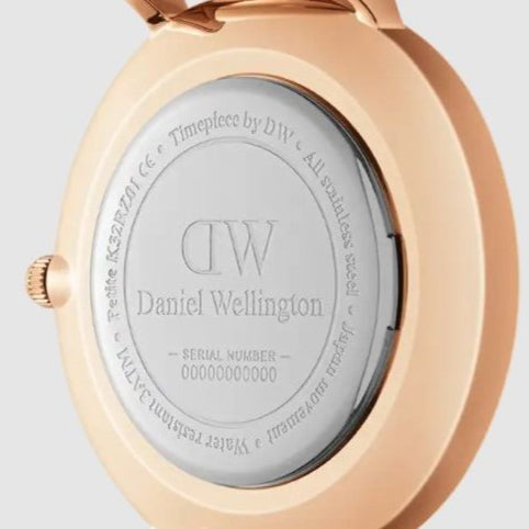 Shop Authentic Daniel Wellington Petite Rose Gold Dial Rose Gold Mesh Strap Watch For Women - DW00100472 - Luxxuri