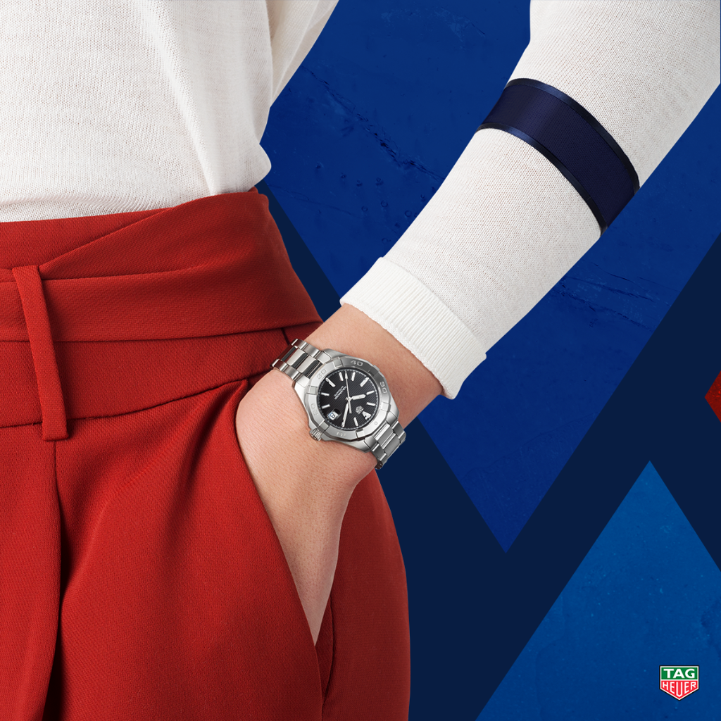 Shop Authentic Tag Heuer Aquaracer Blue Dial Watch for Women - WBD1312.BA0740 - Luxxuri