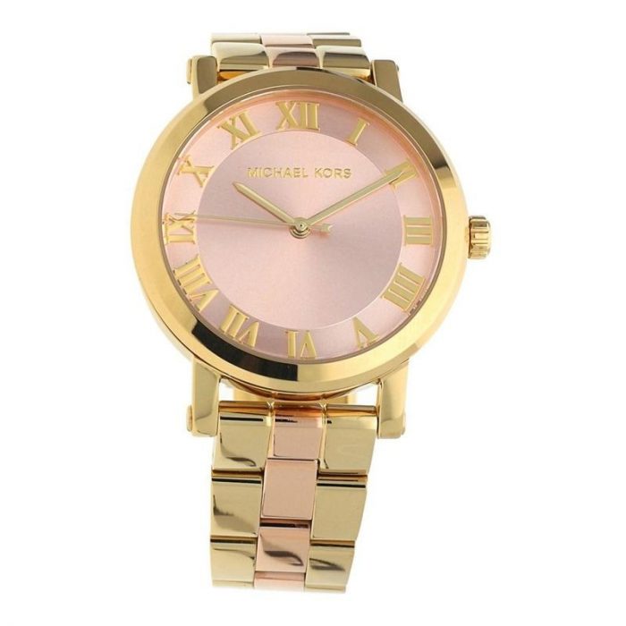 Shop Authentic Michael Kors Norie Gold Dial Two Tone Steel Strap Watch for Women - MK3586 - Luxxuri