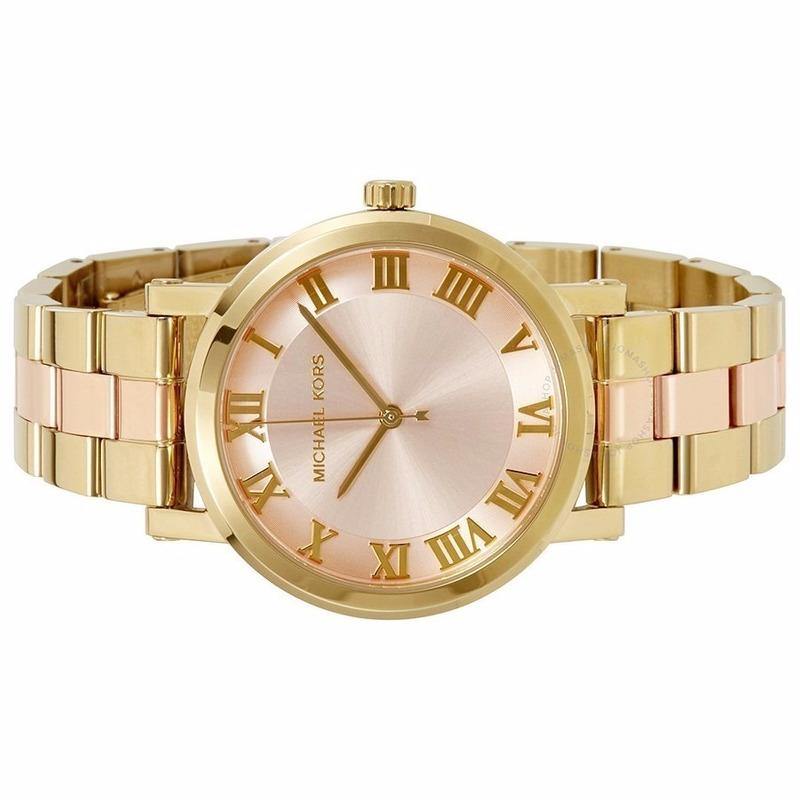 Shop Authentic Michael Kors Norie Gold Dial Two Tone Steel Strap Watch for Women - MK3586 - Luxxuri