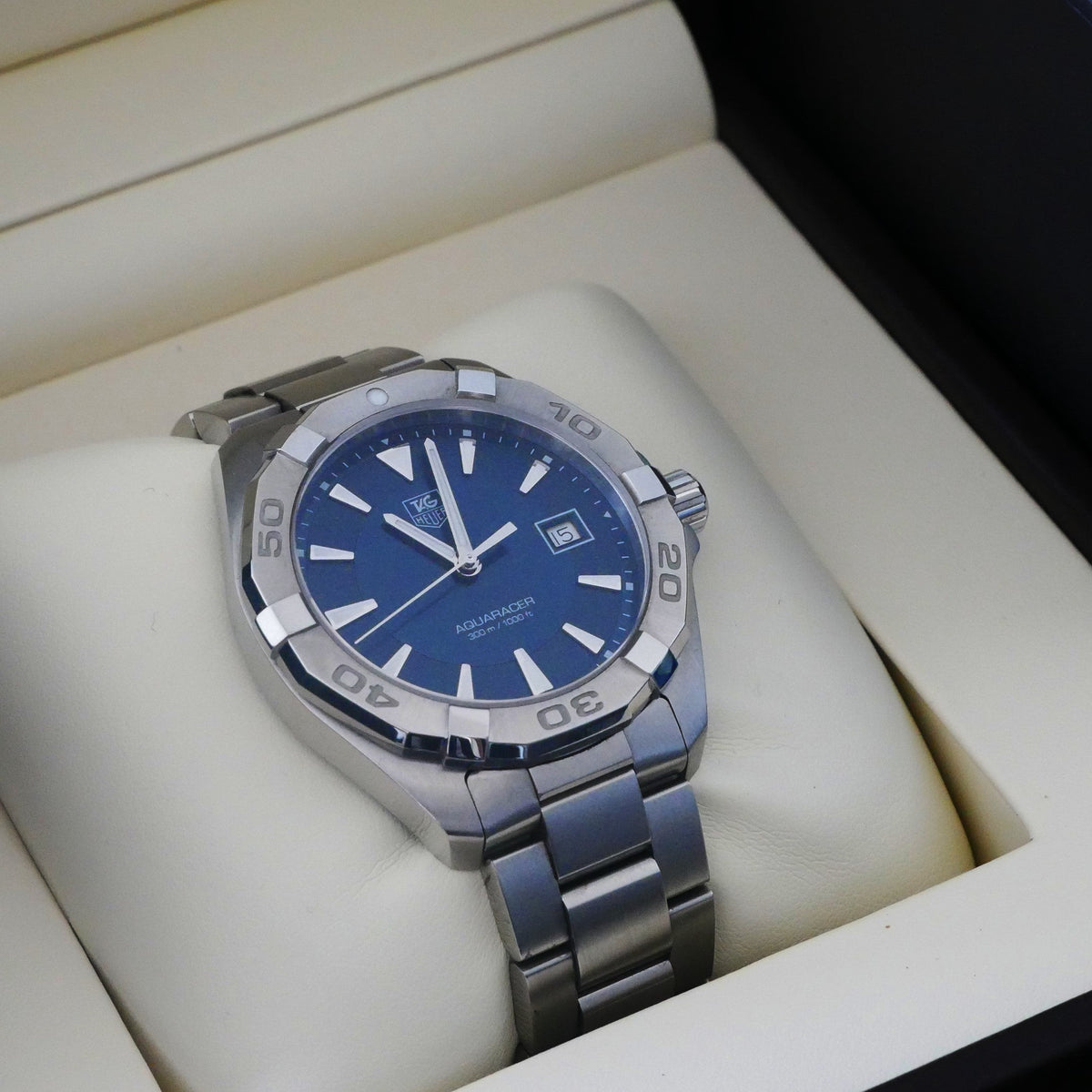 Shop Authentic Tag Heuer Aquaracer Blue Dial Watch for Men - WAY2112.BA0928 - Luxxuri