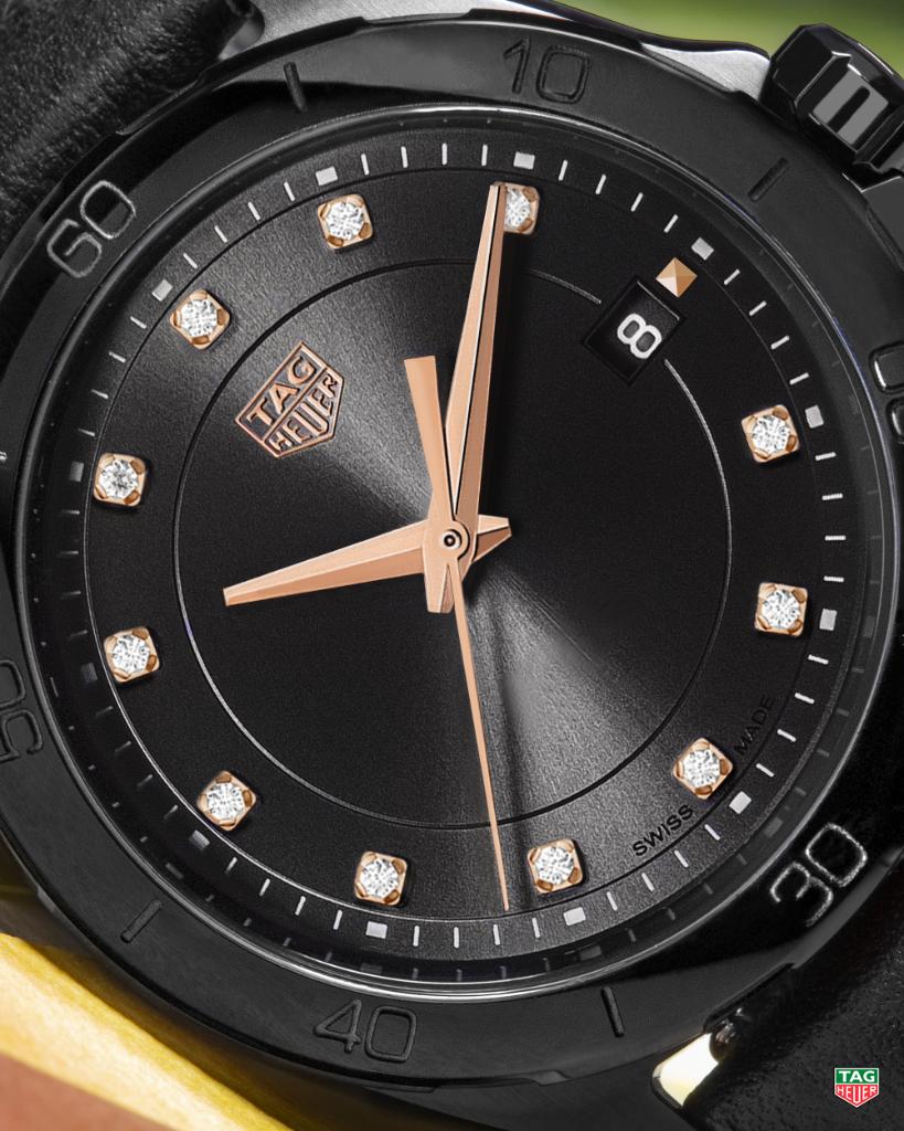 Shop Authentic Tag Heuer Formula 1 Diamonds Black Dial Watch for Women - WBJ1317.FC8230 - Luxxuri