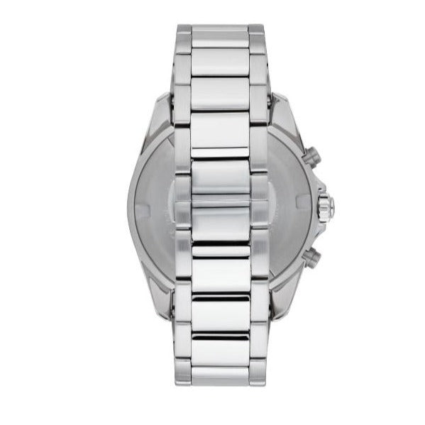Shop Authentic Emporio Armani Sportivo Chronograph Blue Dial Silver Steel Strap Watch For Men - AR6090 - Luxxuri