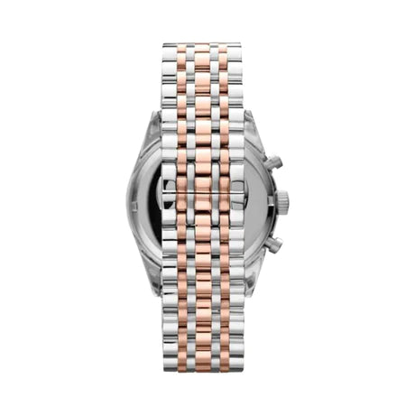 Shop Authentic Emporio Armani Sportivo Chronograph Silver Dial Two Tone Steel Strap Watch For Men - AR5999 - Luxxuri