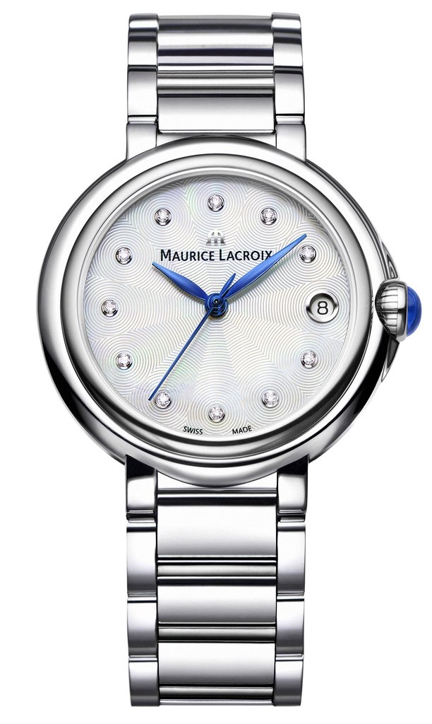 Shop Authentic Maurice Lacroix Fiaba Mother of Pearl Dial Silver Steel Strap Watch for Women - FA1004-SS002-170-1 - Luxxuri