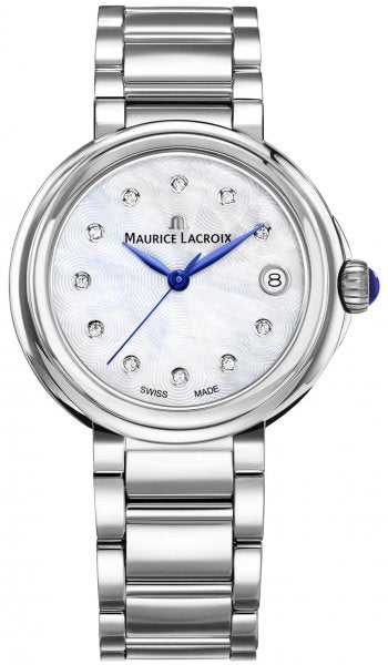 Shop Authentic Maurice Lacroix Fiaba Mother of Pearl Dial Silver Steel Strap Watch for Women - FA1004-SS002-170-1 - Luxxuri