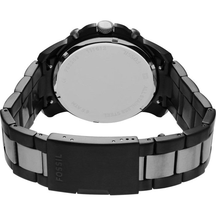 Shop Authentic Fossil Grant Chronograph Black Dial Two Tone Steel Strap Watch for Men - FS5269 - Luxxuri