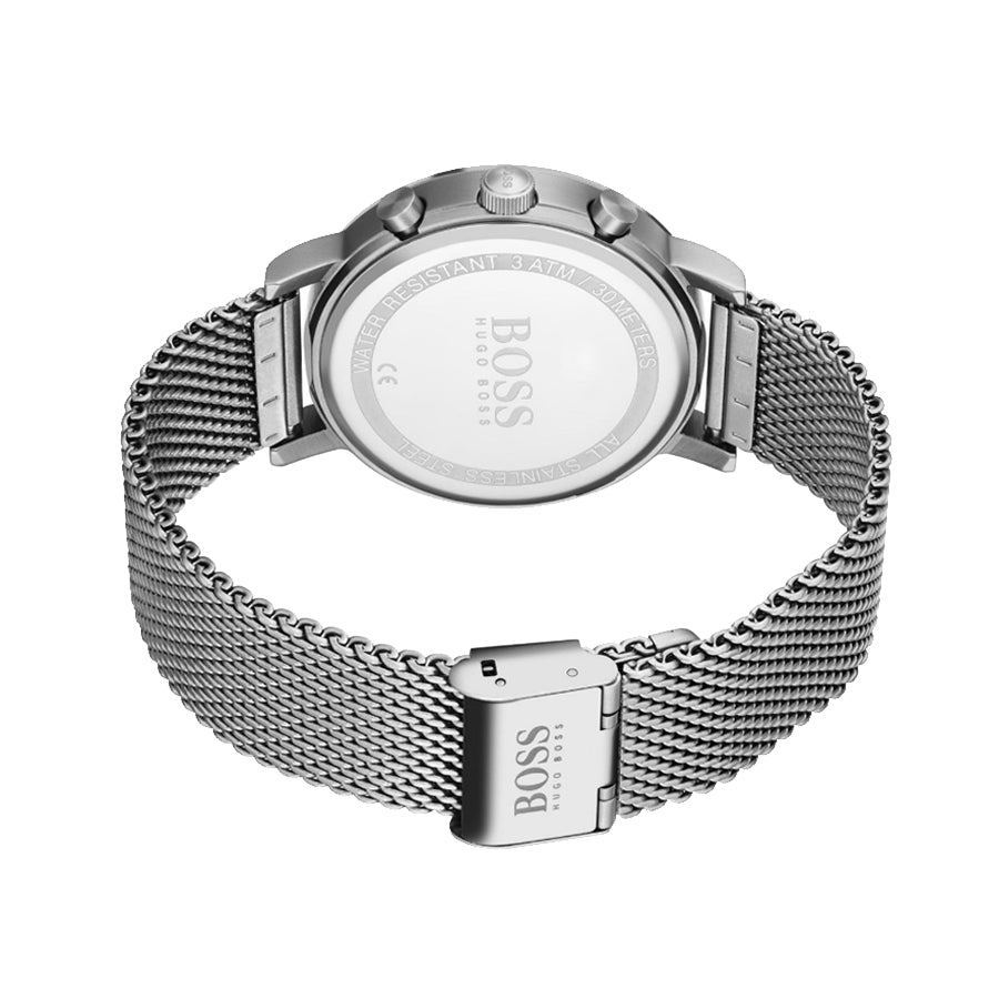 Shop Authentic Hugo Boss Spirit Brown Dial Silver Mesh Bracelet Watch for Men - 1513694 - Luxxuri