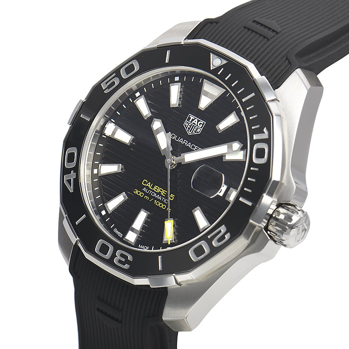 Shop Authentic Tag Heuer Aquaracer Black Dial Watch for Men - WAY201A.FT6142 - Luxxuri