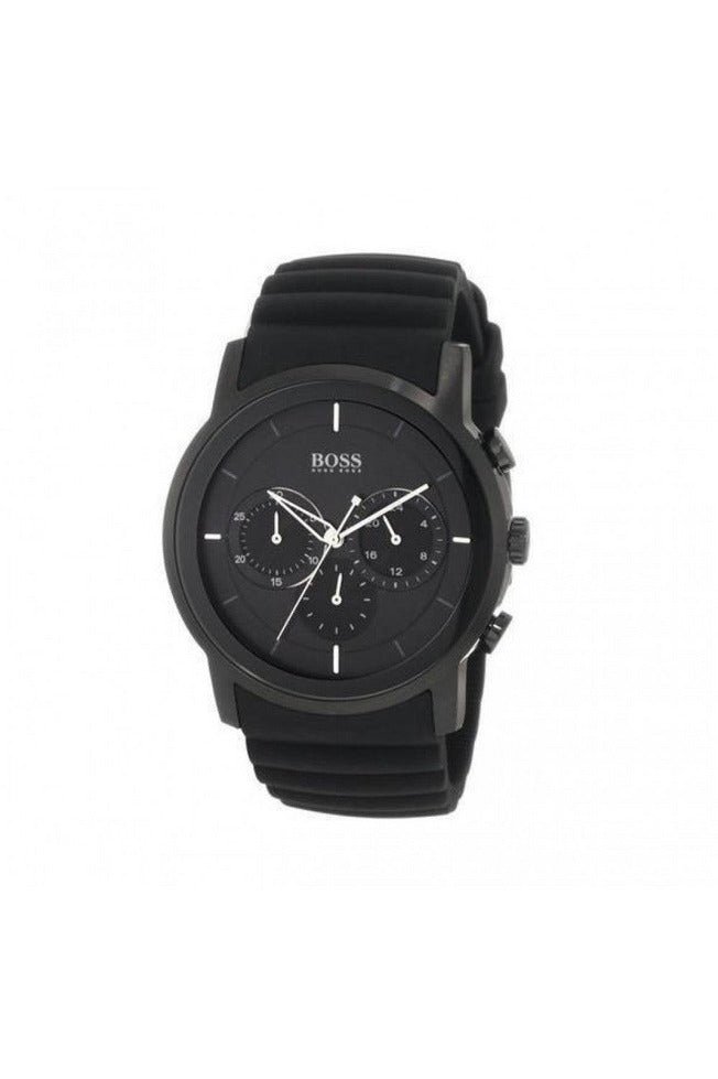 Shop Authentic Hugo Boss Modern Black Dial Black Rubber Strap Watch for Men - 1512639 - Luxxuri