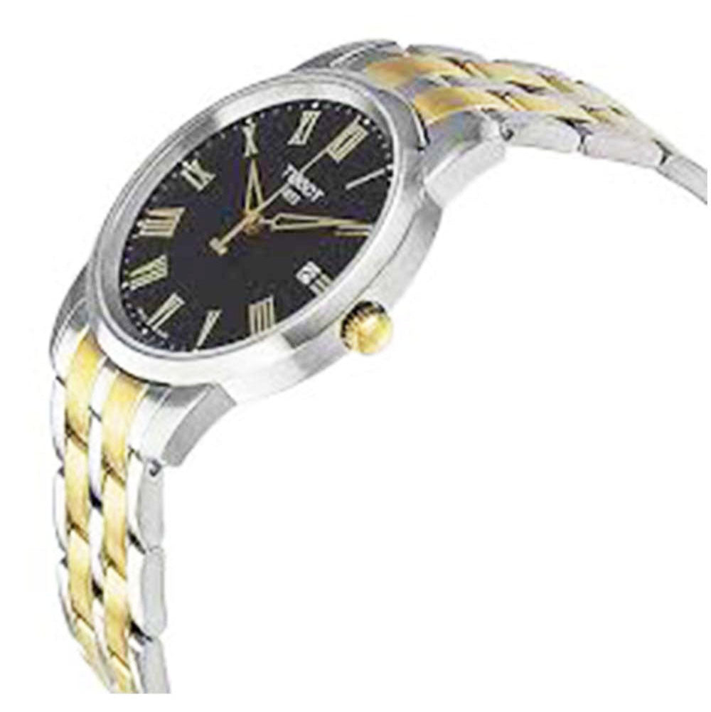 Shop Authentic Tissot T Classic Dream Black Dial Two Tone Steel Strap Watch for Men - T033.410.22.053.01 - Luxxuri