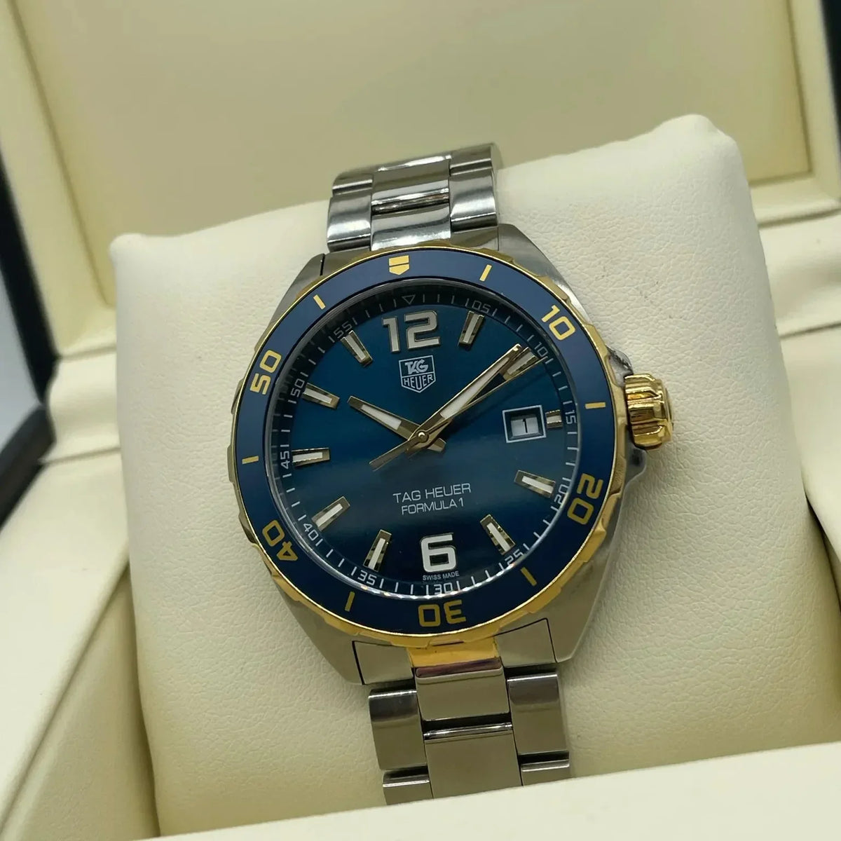 Shop Authentic Tag Heuer Formula Blue Dial Watch for Men - WAZ1120.BB0879 - Luxxuri