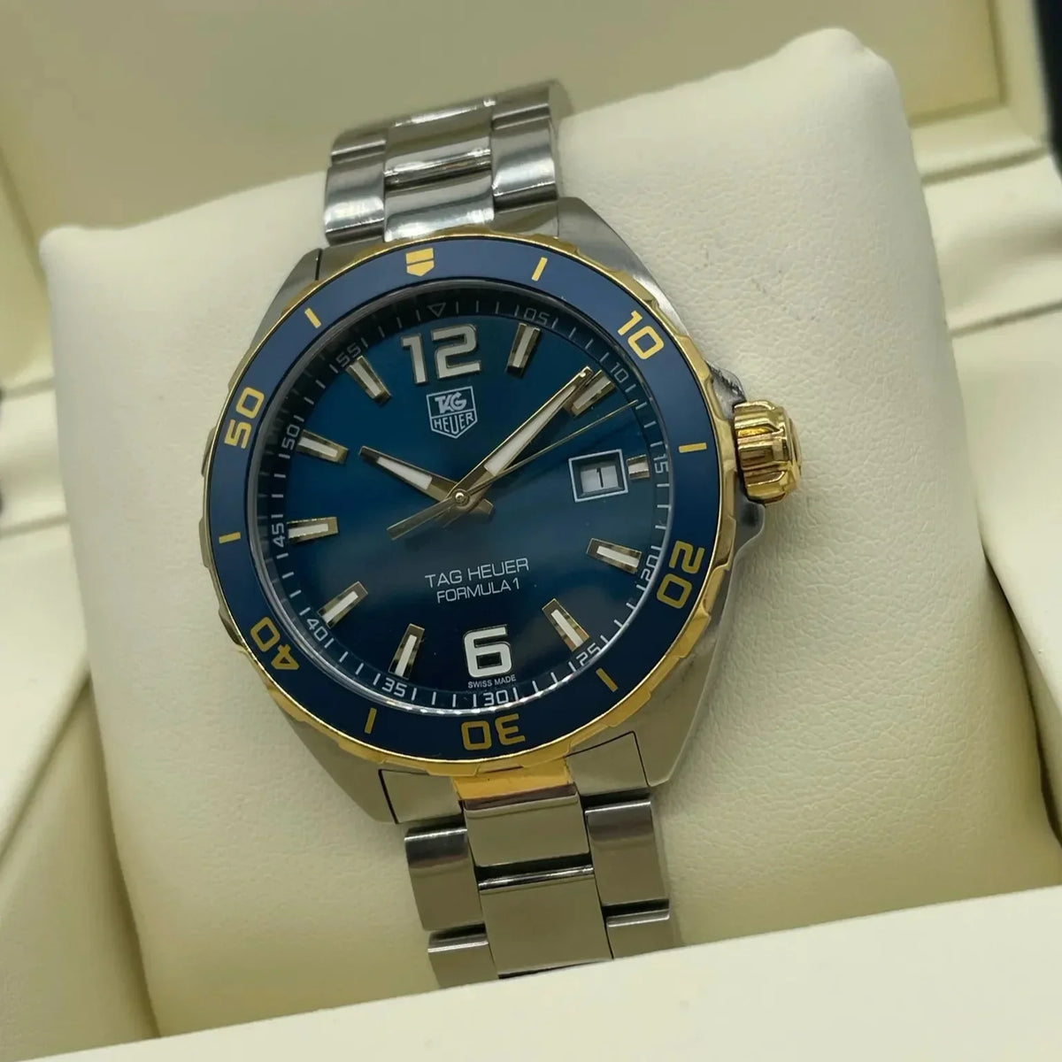 Shop Authentic Tag Heuer Formula Blue Dial Watch for Men - WAZ1120.BB0879 - Luxxuri