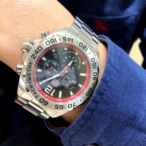 Shop Authentic Tag Heuer Formula 1 Black Dial Watch for Men - CAZ101Y.BA0842 - Luxxuri