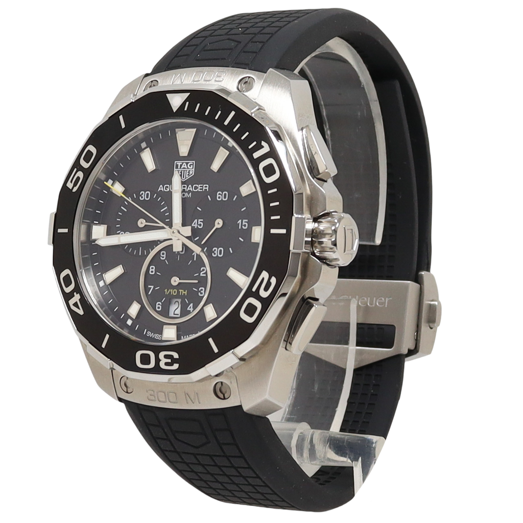 Shop Authentic Tag Heuer Aquaracer Black Dial Watch for Men - CAY111A.FT6041 - Luxxuri
