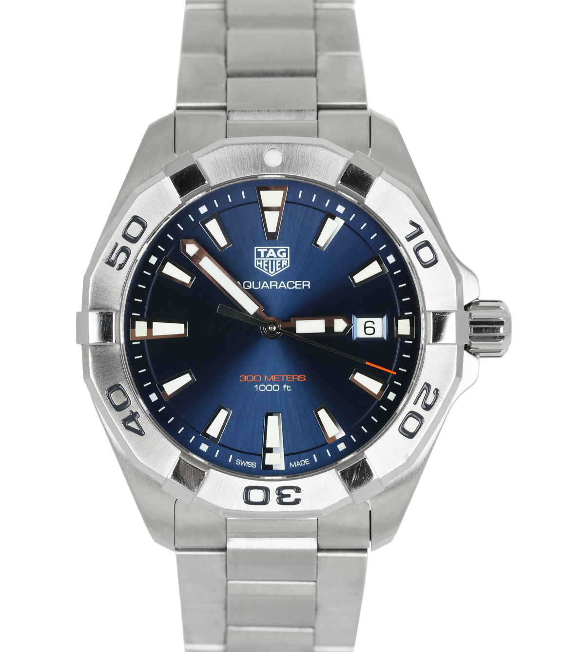 Shop Authentic Tag Heuer Aquaracer Blue Dial Watch for Men - WBD1112.BA0928 - Luxxuri