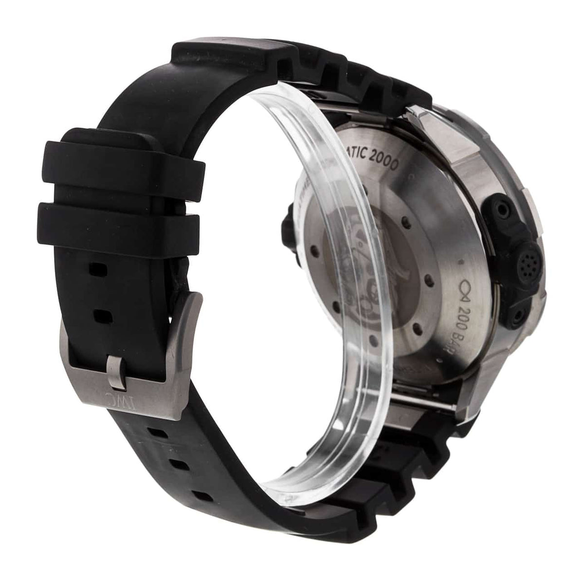 Shop Authentic IWC Aquatimer Automatic 2000 Black Dial Black Rubber Strap Watch for Men - IW358002 - Luxxuri