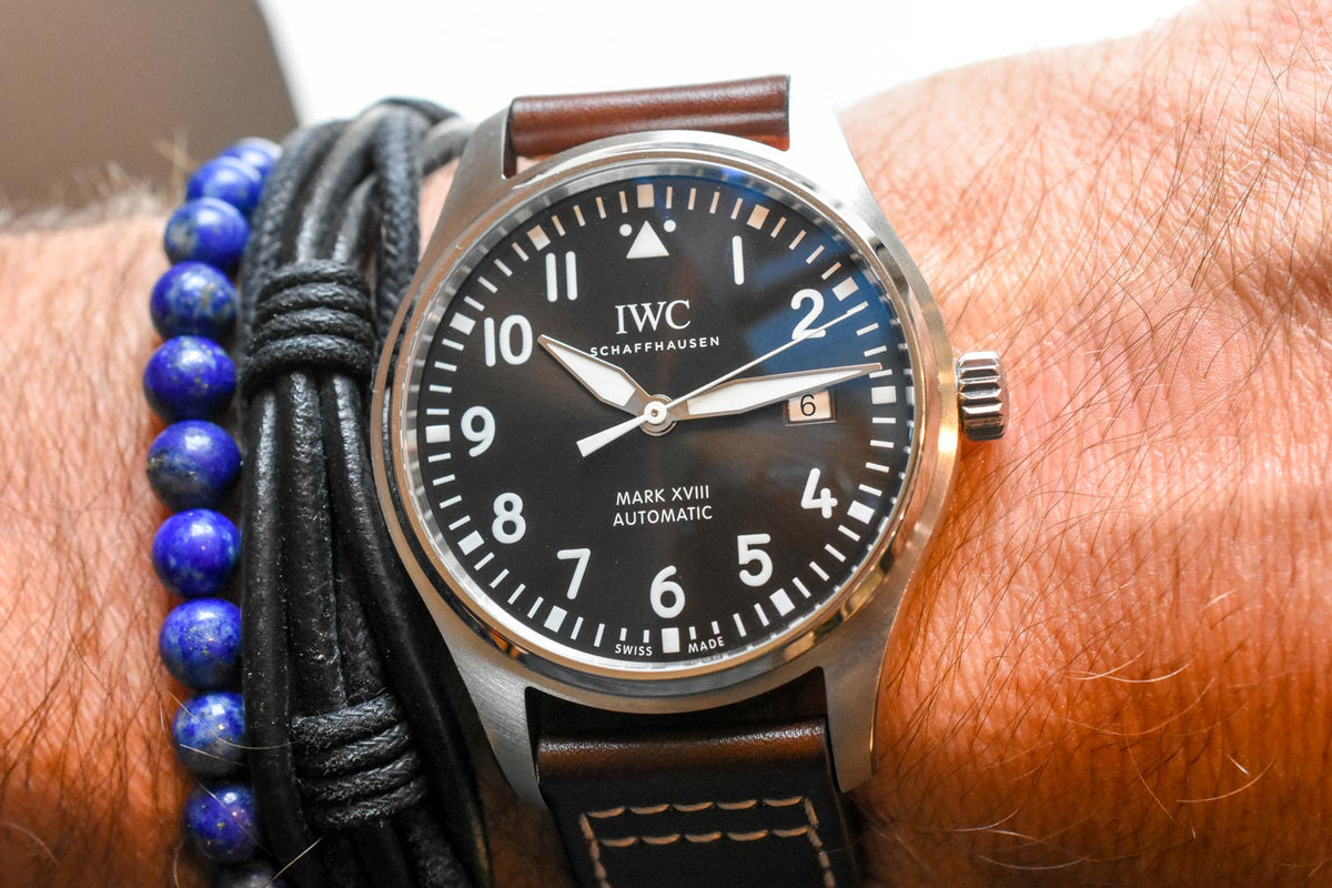 Shop Authentic IWC Pilot's Watch Mark XVII Edition "Antoine De Saint Exupery" Brown Dial Brown Leather Strap Watch for Men - IW327003 - Luxxuri