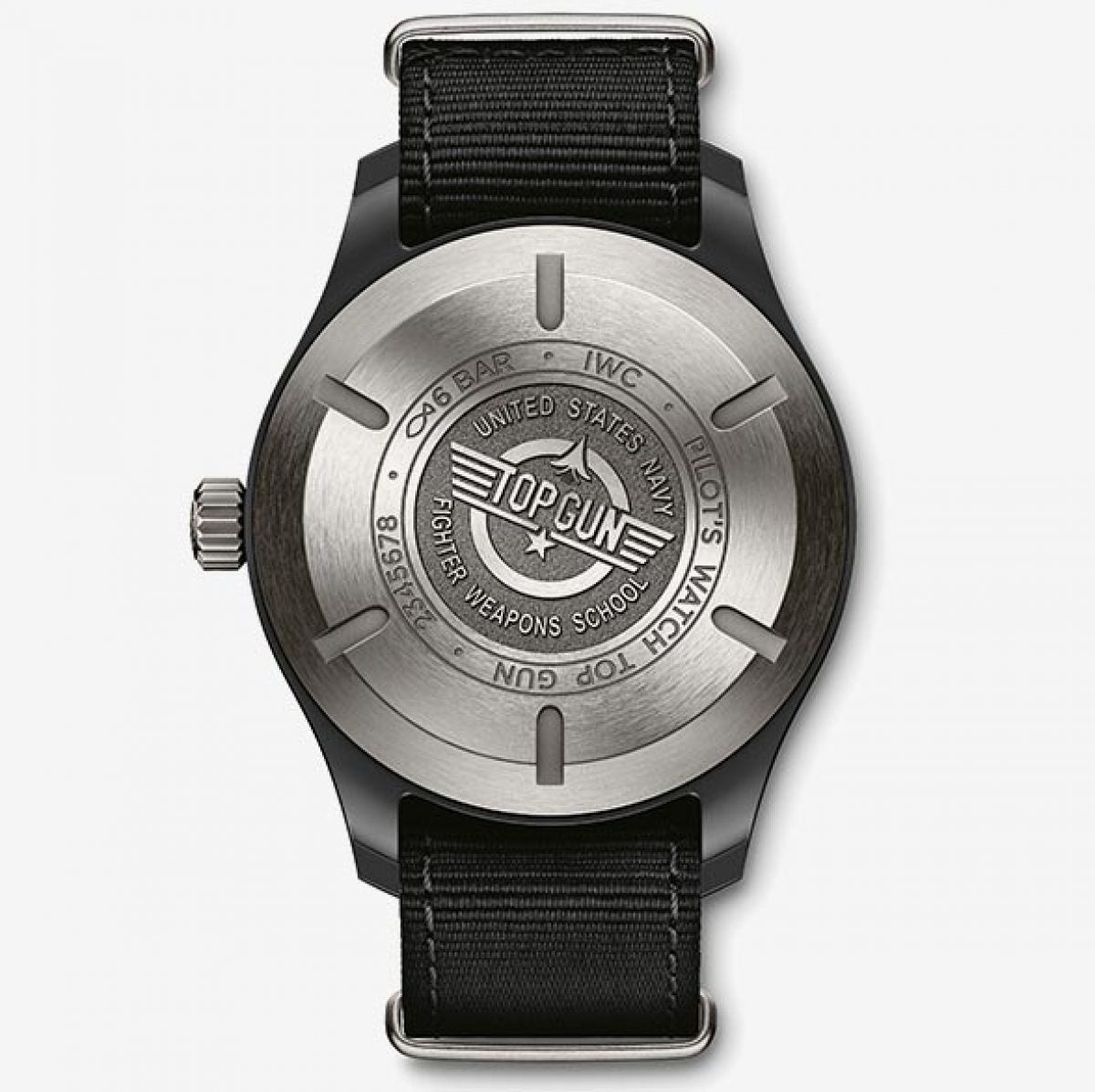 Shop Authentic IWC Pilot Watch Chronograph Top Gun Edition Black Dial Black Nylon Strap Watch for Men - IW326901 - Luxxuri