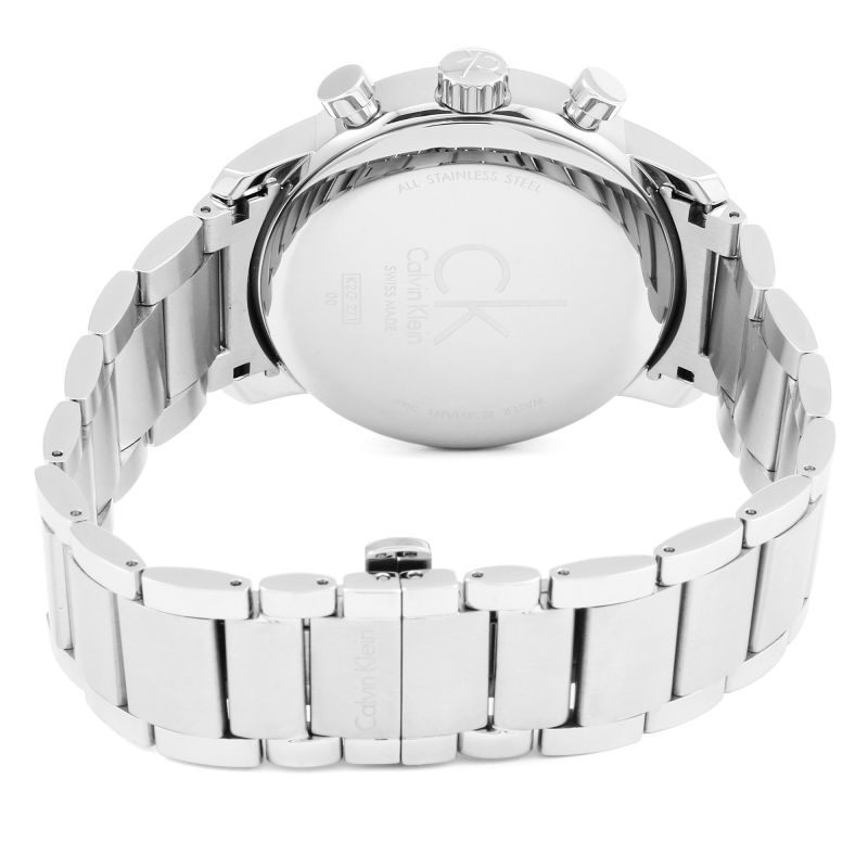 Shop Authentic Calvin Klein City White Dial Silver Steel Strap Watch for Men - K2G27146 - Luxxuri