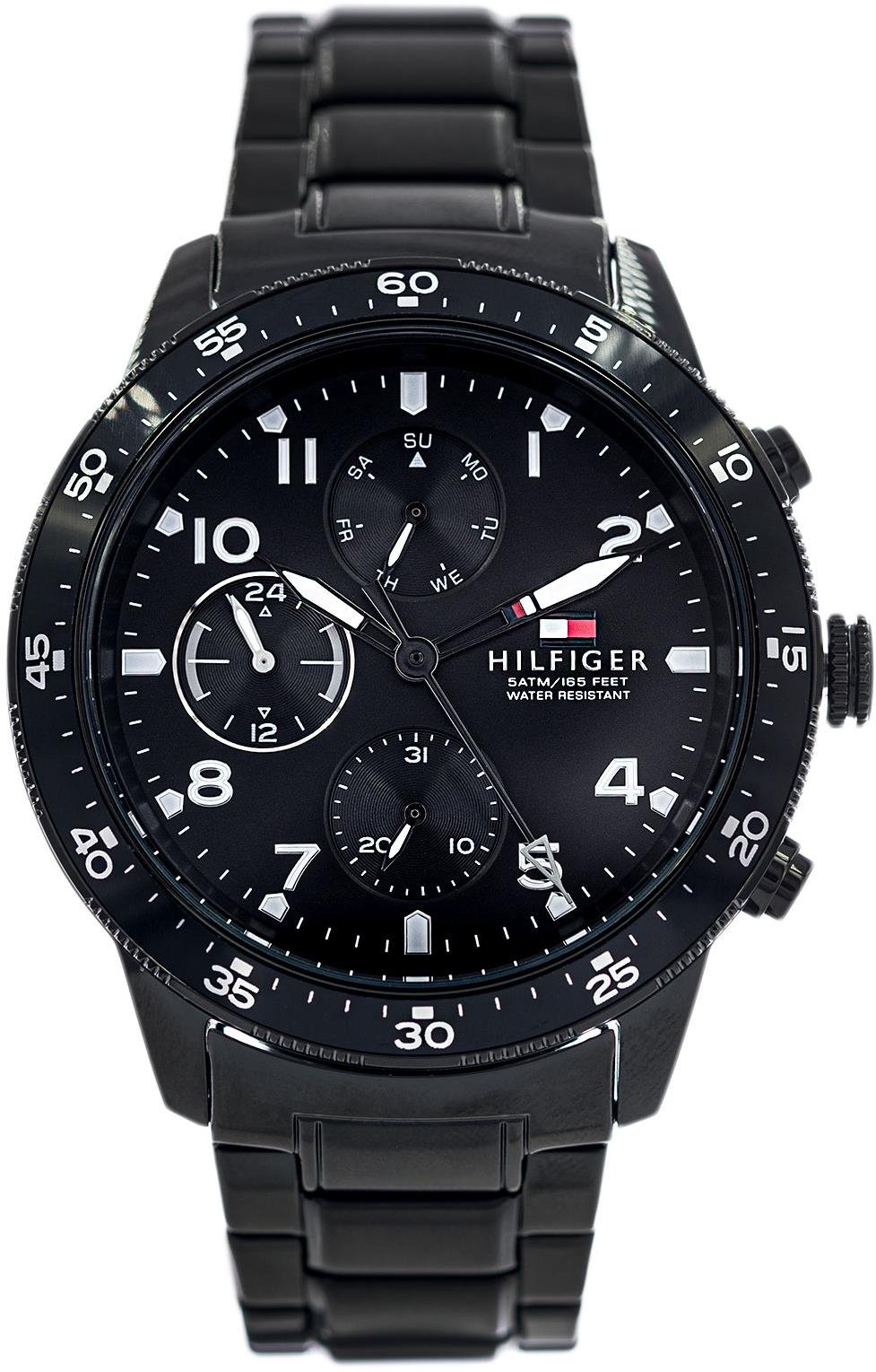 Shop Authentic Tommy Hilfiger Jimmy Chronograph Grey Dial Grey Steel Strap Watch For Men - 1791951 - Luxxuri