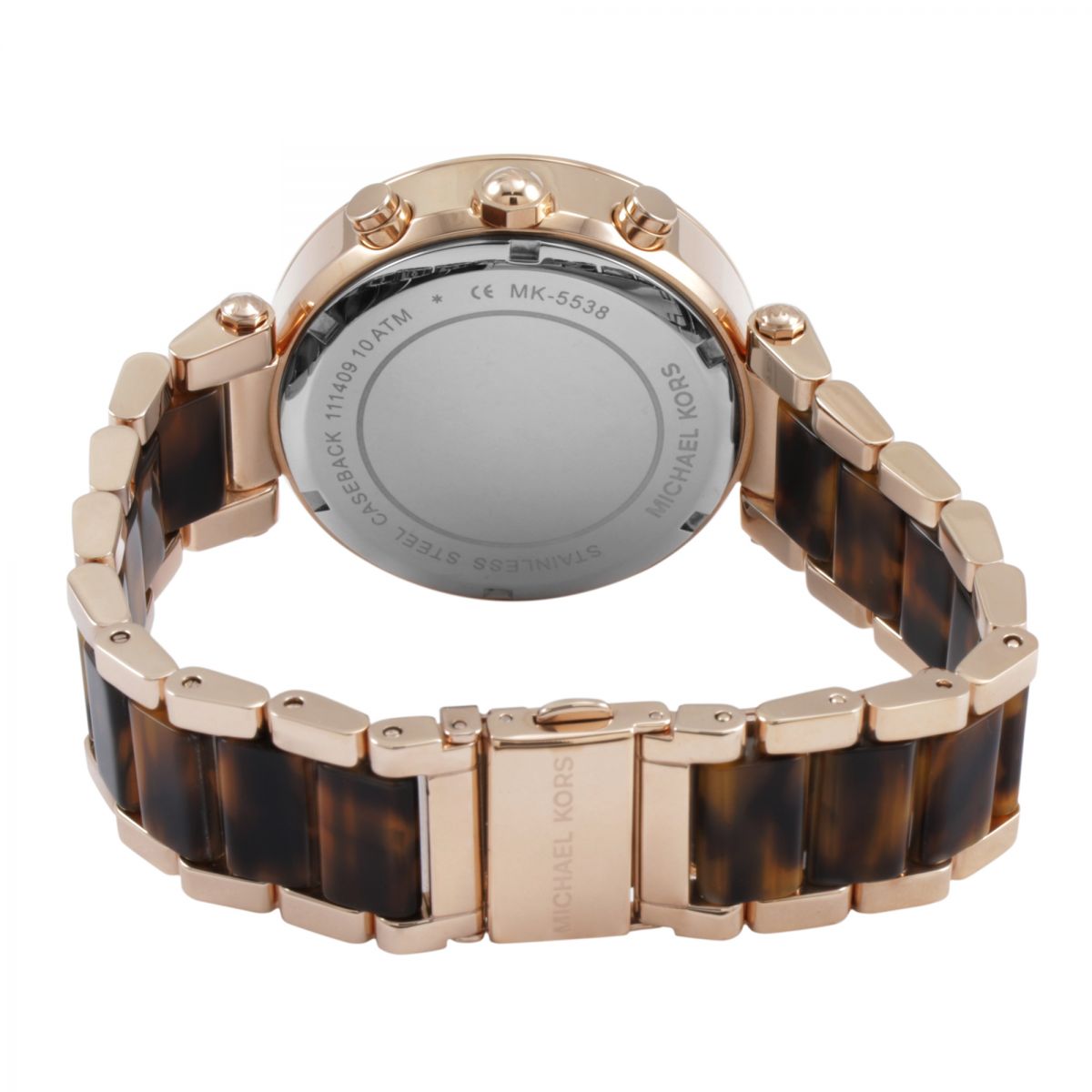 Shop Authentic Michael Kors Parker Rose Gold Dial Two Tone Steel Strap Watch for Women - MK5538 - Luxxuri
