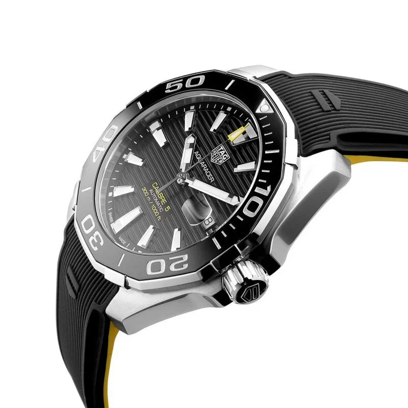 Shop Authentic Tag Heuer Aquaracer Black Dial Watch for Men - WAY201A.FT6142 - Luxxuri