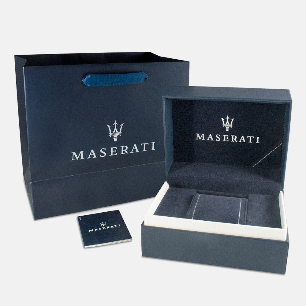 Shop Authentic Maserati Competizione Chronograph Blue Dial Gold Steel Strap Watch For Men - R8853100026 - Luxxuri