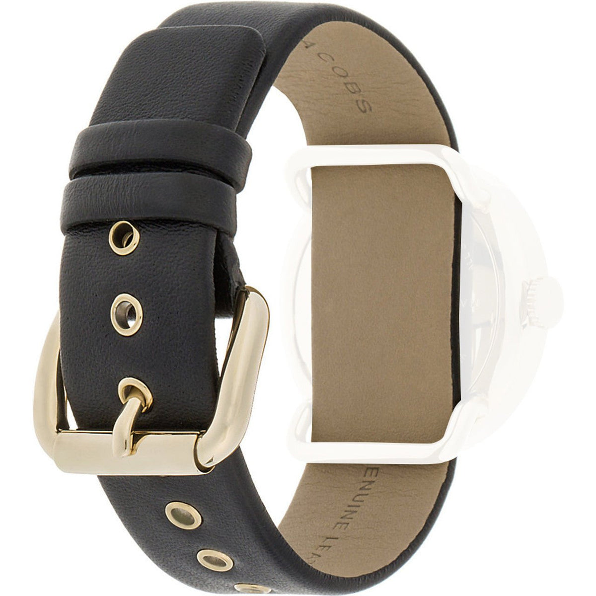 Shop Authentic Marc Jacobs Amy Black Dial Black Leather Strap Watch for Women - MBM1154 - Luxxuri