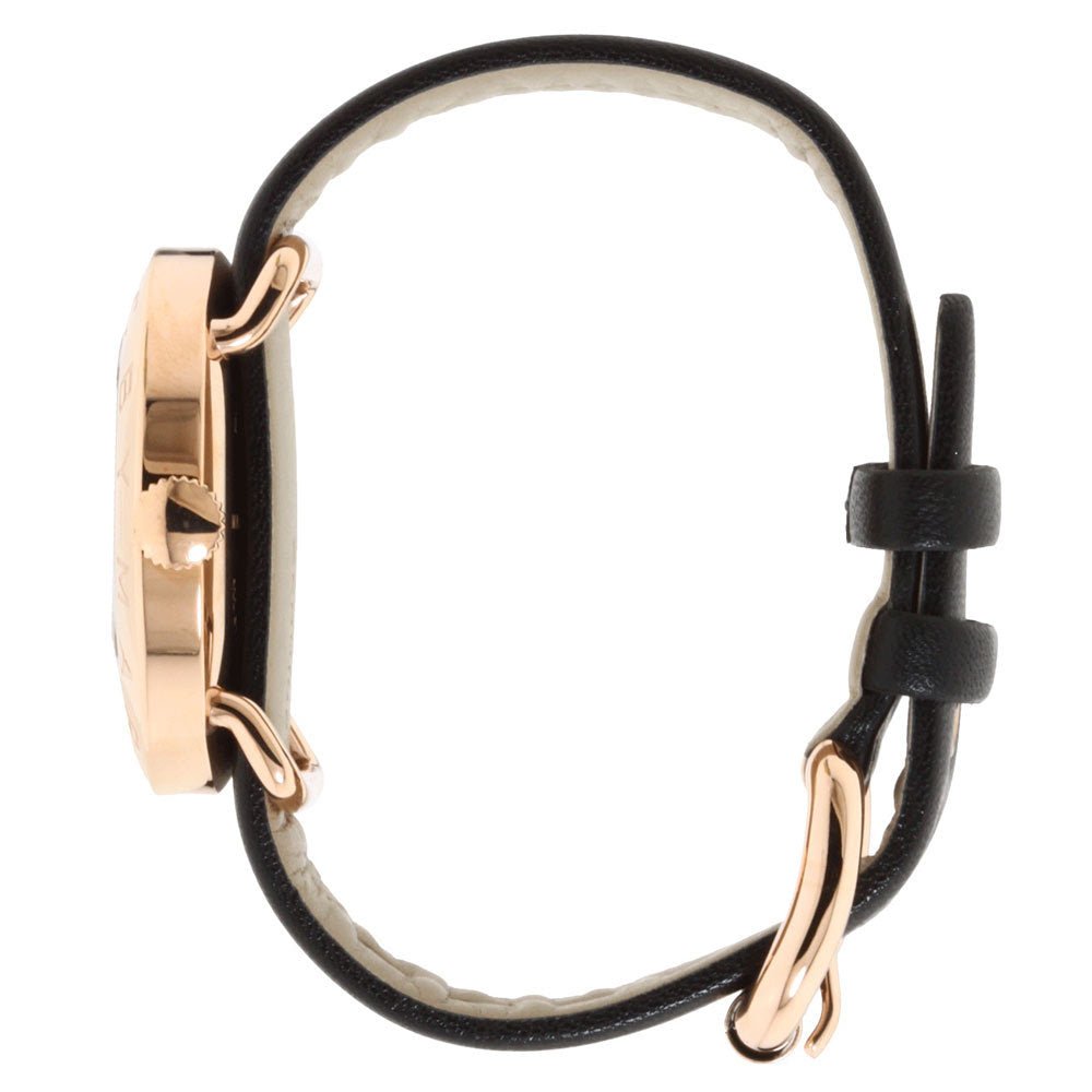 Shop Authentic Marc Jacobs Amy Black Dial Black Leather Strap Watch for Women - MBM1225 - Luxxuri