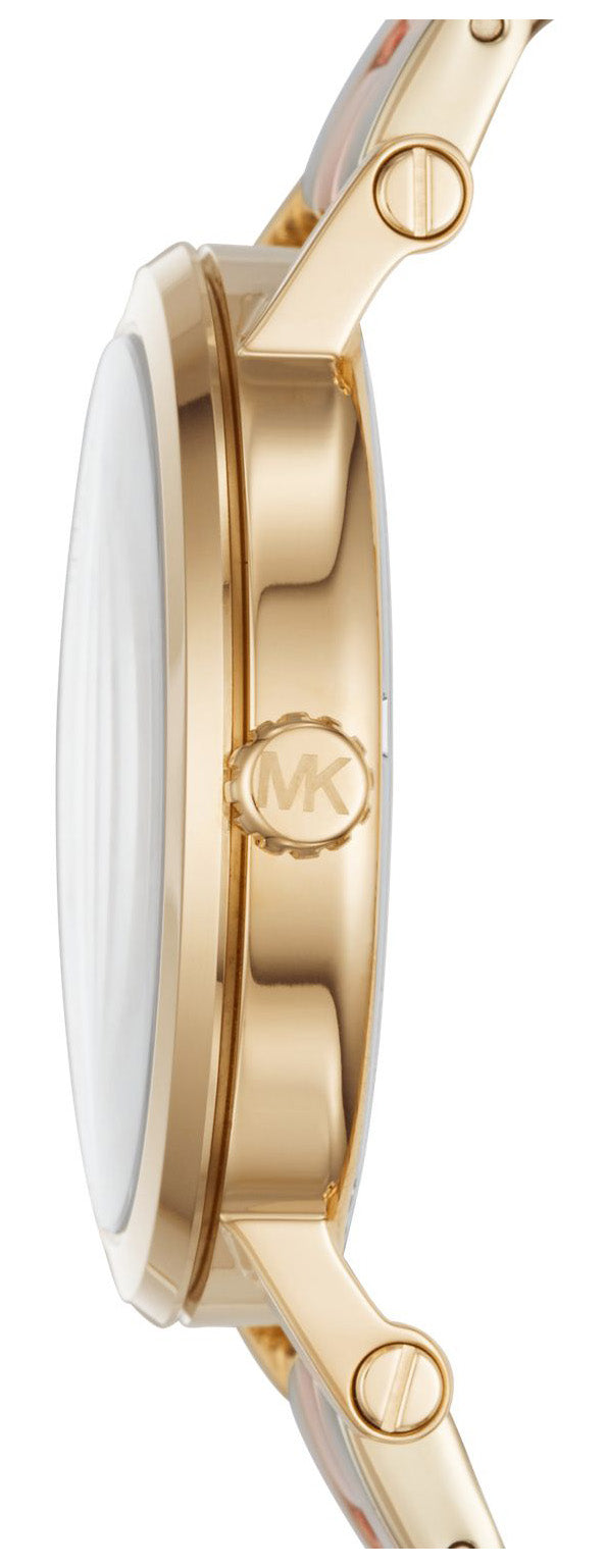Shop Authentic Michael Kors Norie Gold Dial Two Tone Steel Strap Watch for Women - MK3586 - Luxxuri