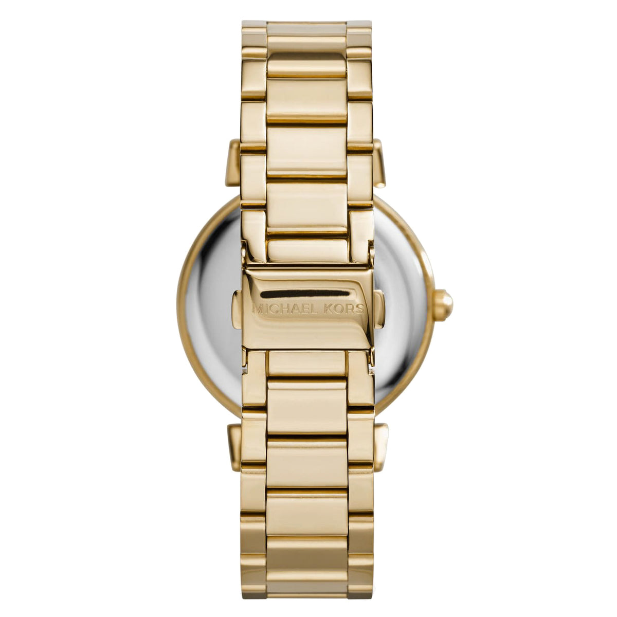 Michael Kors Catlin Mother of Pearl Dial Gold Steel Strap Watch for Women - MK3332
