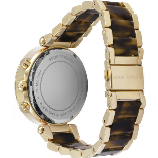 Shop Authentic Michael Kors Parker Gold Dial Two Tone Steel Strap Watch for Women - MK5688 - Luxxuri