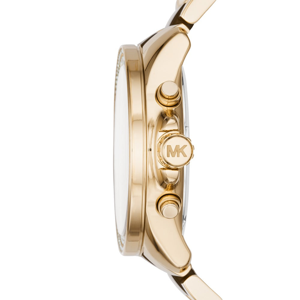 Michael Kors Wren Gold Dial Two Tone Steel Strap Watch for Women - MK6294
